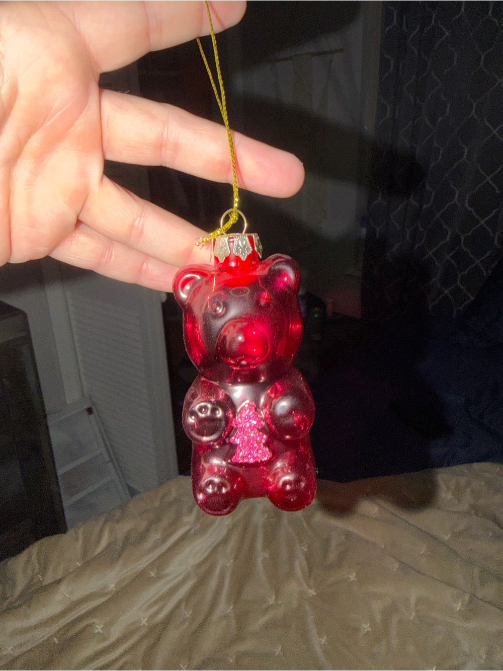 Red Gummy Bear Ornament christmas Decoration